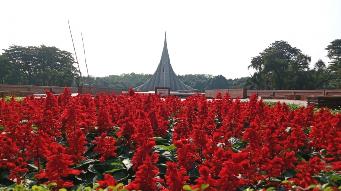 বিজয় দিবস উদযাপনে প্রস্তুত জাতীয় স্মৃতিসৌধ