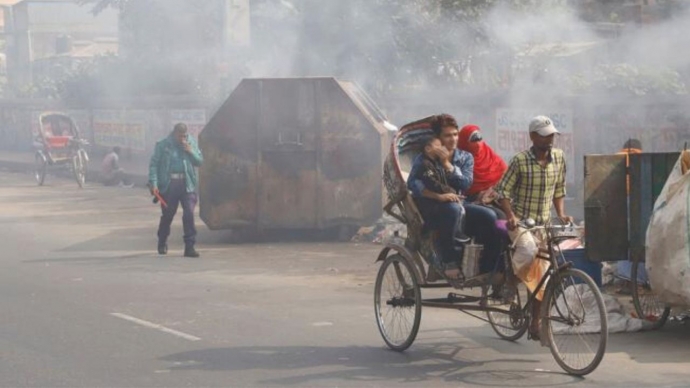 আজও অস্বাস্থ্যকর ঢাকার বাতাস