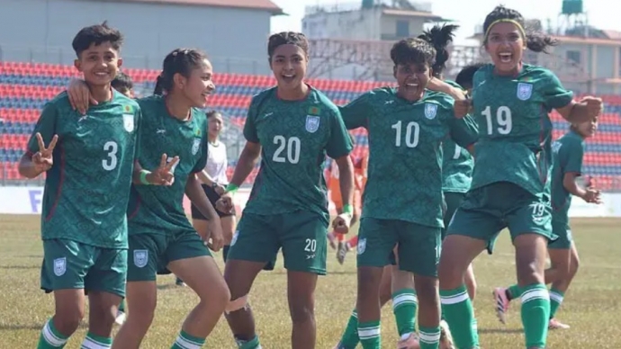 নারী সাফ অনূর্ধ্ব-১৯: বড় জয়ে ফাইনালে বাংলাদেশ
