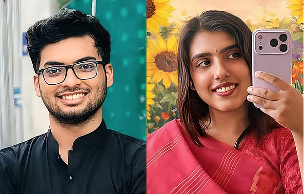 জামিল আহমেদ লিমন ও নাহিদা সুলতানা বৃষ্টি। ছবি: ইউনিভার্সিটি অব সাউথ ফ্লোরিডা পুলিশ বিভাগ